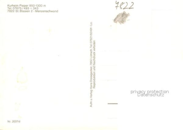Menzenschwand Kurheim Pieper Hallenbad Badesee Kurort – Bild 2