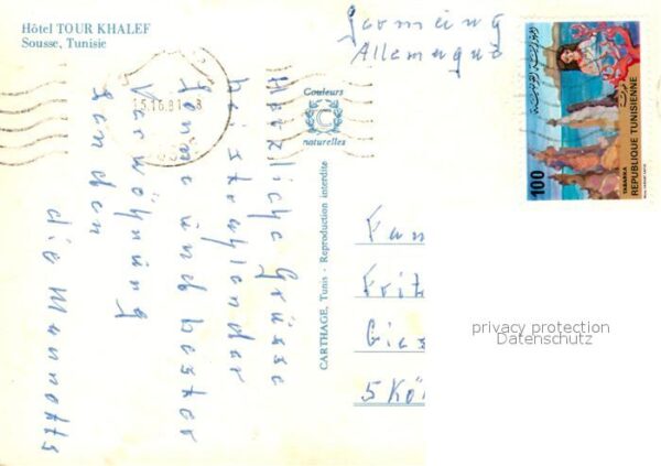 SOUSSE  Tunesie Hotel Tour Khalef Piscine – Bild 2
