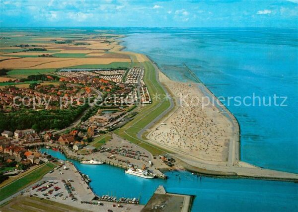 Neuharlingersiel Nordseebad Kurbad Fliegeraufnahme