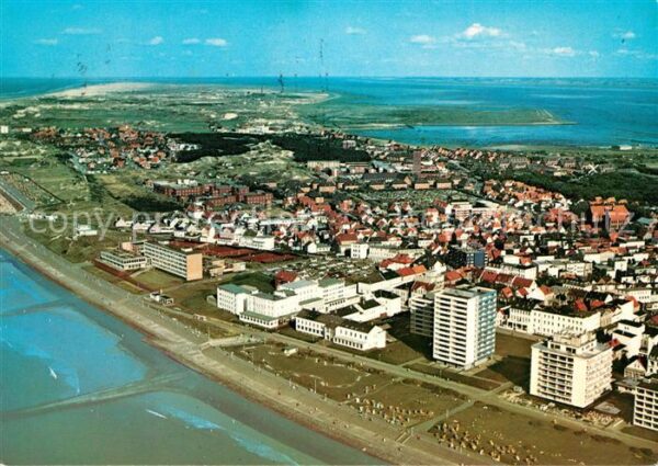 Norderney Nordseebad Nordseeinsel Fliegeraufnahme