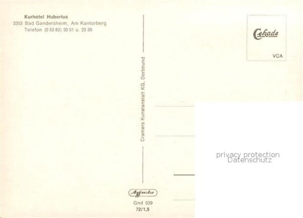Bad Gandersheim Kurhotel Hubertus Fliegeraufnahme – Bild 2