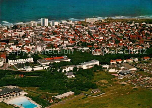 Norderney Nordseebad Nordseeinsel Fliegeraufnahme