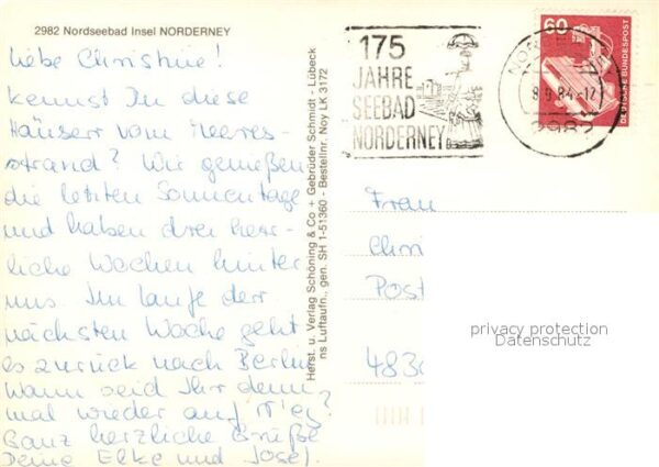 Norderney Nordseebad Nordseeinsel Fliegeraufnahme – Bild 2