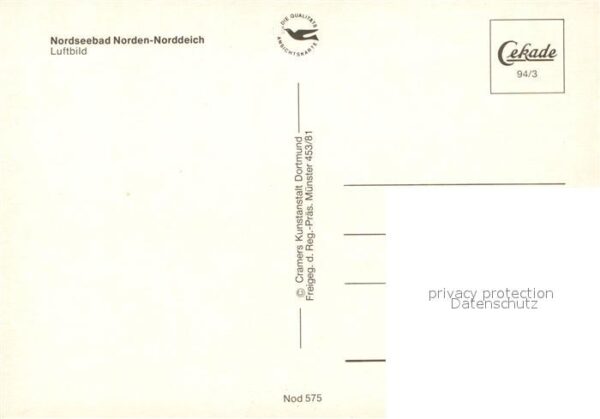 Norden Norddeich Ostfriesland Nordseebad Fliegeraufnahme – Bild 2