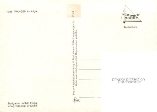 Wangen Allgaeu Fliegeraufnahme – Bild 2