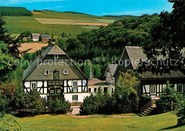 Oberkirchen Sauerland Pension Gut Vorwald Fachwerkhaus