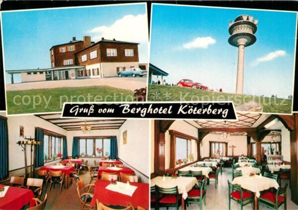 Luegde Berghotel Köterberg Restaurant Fernmeld