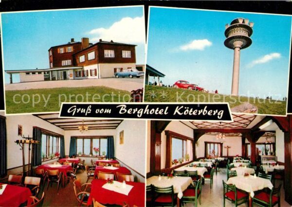 Luegde Berghotel Köterberg Restaurant Fernmeld