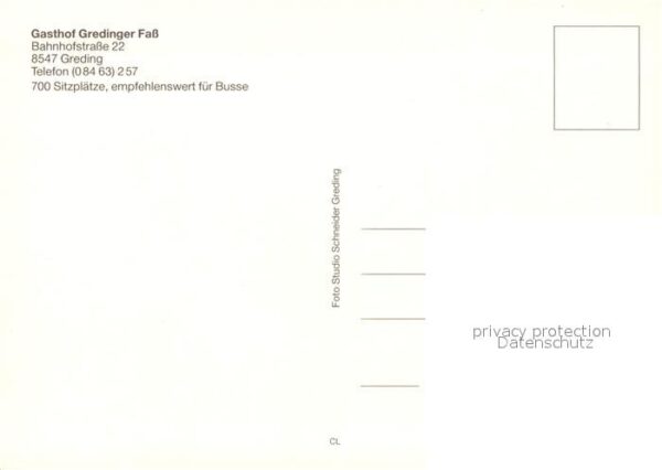 Greding Gasthof Gredinger Fass – Bild 2