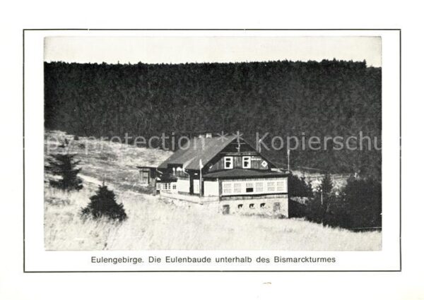 Euledoerfel Eulenbaude unterhalb des Bismarckturmes
