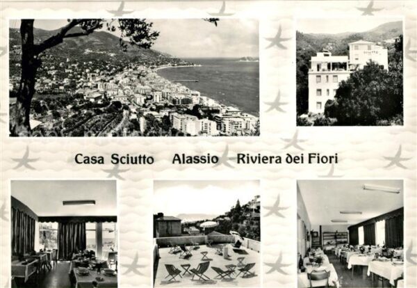 ALASSIO Savona Liguria IT Panorama Küste Riviera dei Fiori Hotel