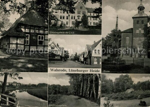 Walsrode Lueneburger Heide Forsthaus Erholungsheim der DAG Kirche
