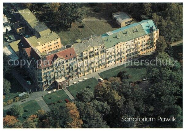 Frantiskovy Lazne Sanatorium Pawlik Fliegeraufnahme