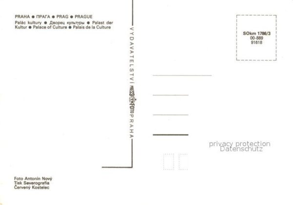 Prag Prahy Prague Palast der Kultur – Bild 2