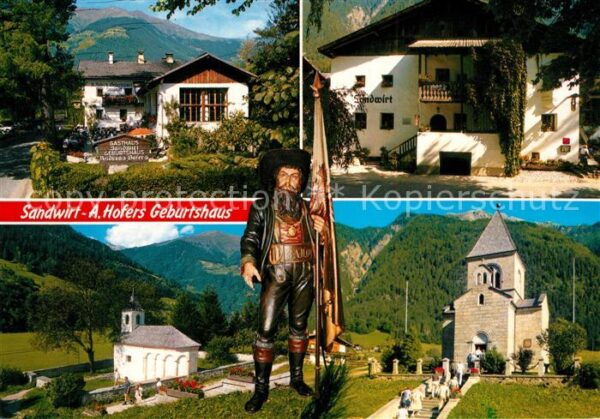 St Leonhard Passeier Sandwirt Andreas Hofers Geburtshaus Kir