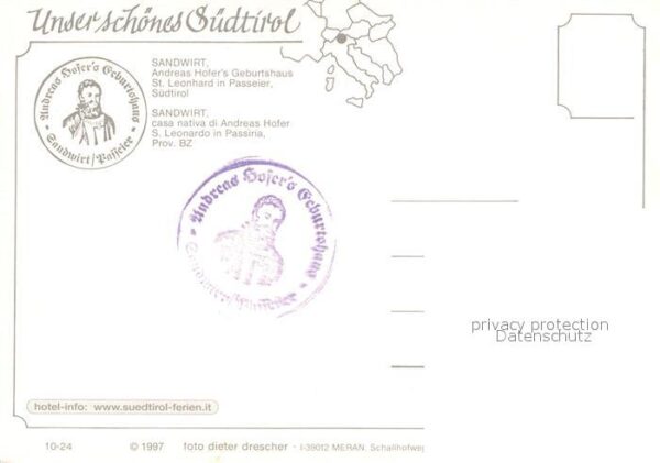 St Leonhard Passeier Sandwirt Andreas Hofers Geburtshaus Kir – Bild 2