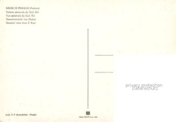 Badia di Praglia Veduta generale da Sud Est – Bild 2