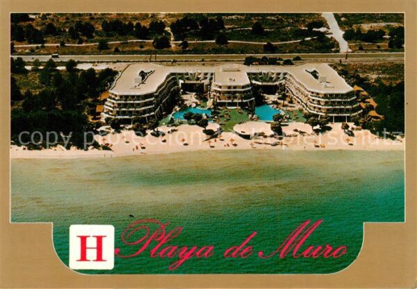 Mallorca Hotel Playa de Muro Fliegeraufnahme