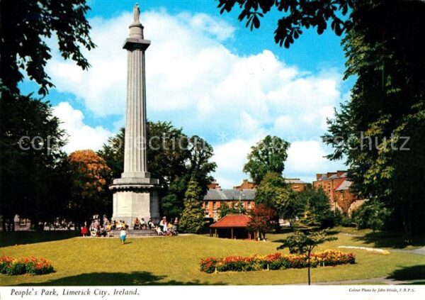 Limerick Irland Peoples Park Monument