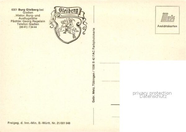 Giessen Lahn Fliegeraufnahme mit Burg Gleiberg – Bild 2