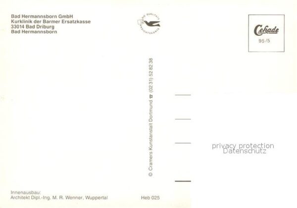 Bad Driburg Bad Hermannsborn Kurklinik der BEK Spei – Bild 2
