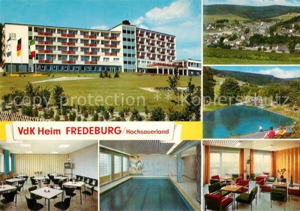 Fredeburg Schmallenberg VdK Erholungsheim Panorama TV Raum Hall