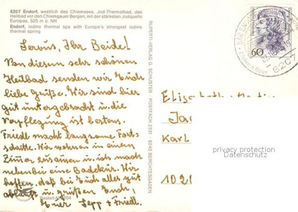 Endorf Chiemgau Jod Thermalbad mit Wendelstein und Brei – Bild 2