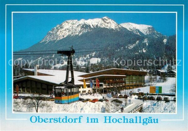 Oberstdorf Eislaufzentrum mit Nebelhornbahn und Ru