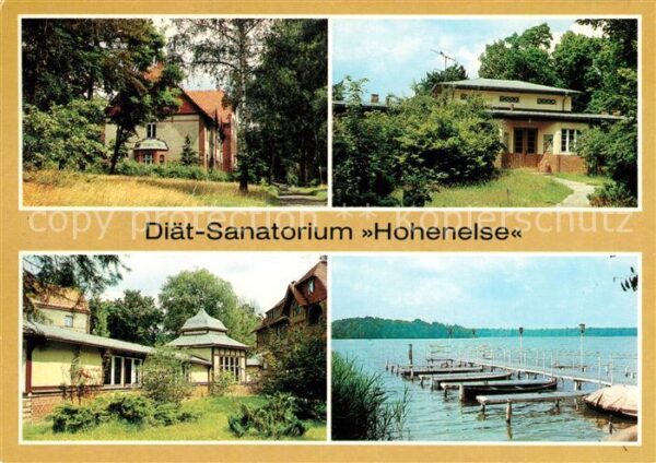 Rheinsberg Diät Sanatorium Hohenelse Bootssteg