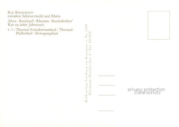 Bad Krozingen Kurhaus Thermalhallen und Freibad – Bild 2