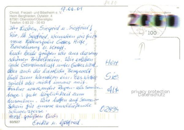 Oberstdorf Christl Freizeit und Bibelheim Bergfrie – Bild 2