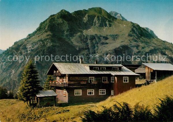 Mittelberg Kleinwalsertal Alpengaststätte Bühlalpe