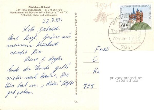 Bad Bellingen Gästehaus Schmid Wasserspiele Trinkbrun – Bild 2