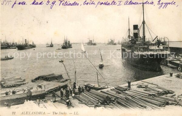 Alexandria Alexandrie Aegypten Hafenquai