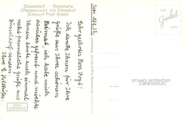 Duesseldorf Rheinhalle mit Ehrenhof Planung – Bild 2