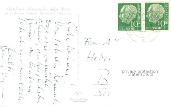 Feldberg Schwarzwald Gasthaus Menzenschwander Höhe – Bild 2