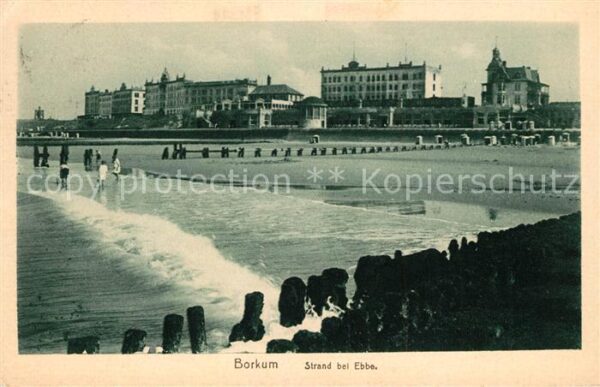 Borkum Strand Ebbe