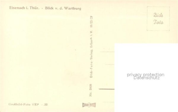 Eisenach Thueringen Blick von der Wartburg – Bild 2