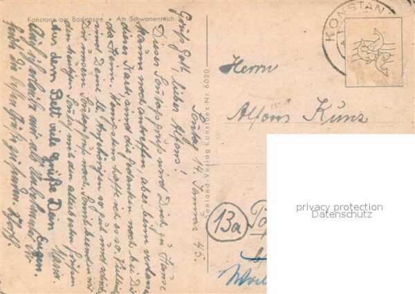 Konstanz Bodensee Schwanenteich Kirche – Bild 2