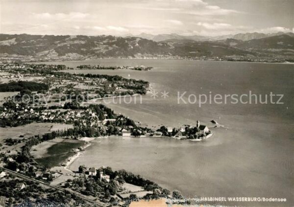Wasserburg Bodensee Fliegeraufnahme