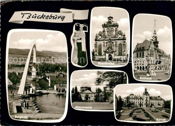 Bueckeburg Bergbad Mausoleum Stadtkirche Rathaus S