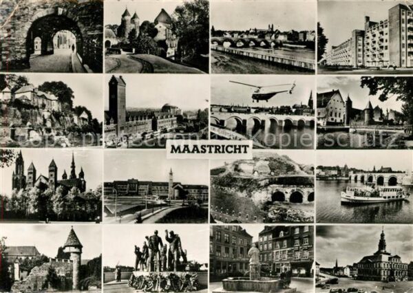 Maastricht Schloss Turm Denkmäler Rathaus Brücke