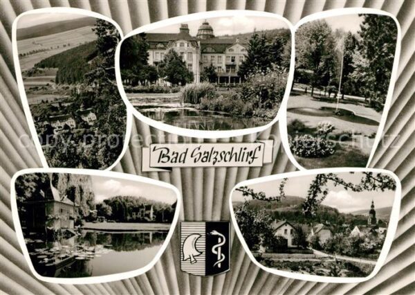 Bad Salzschlirf Park Sanatorium Panoramen