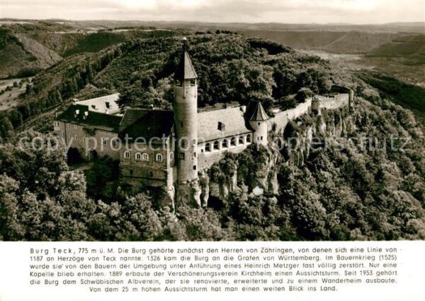 Burg Teck Fliegeraufnahme