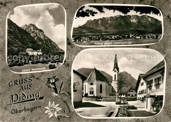 Piding Petersplatz Schloss Staufeneck Lattenge