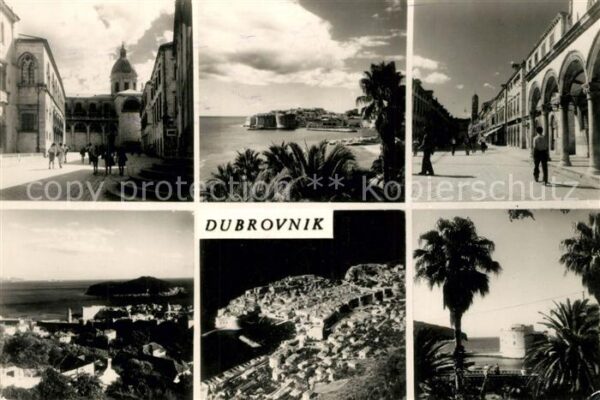 Dubrovnik Ragusa Fliegeraufnahme Altstadt Panorama Palma