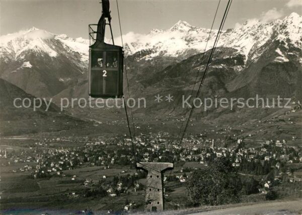 Merano Meran Seilbahn Hafling Panorama