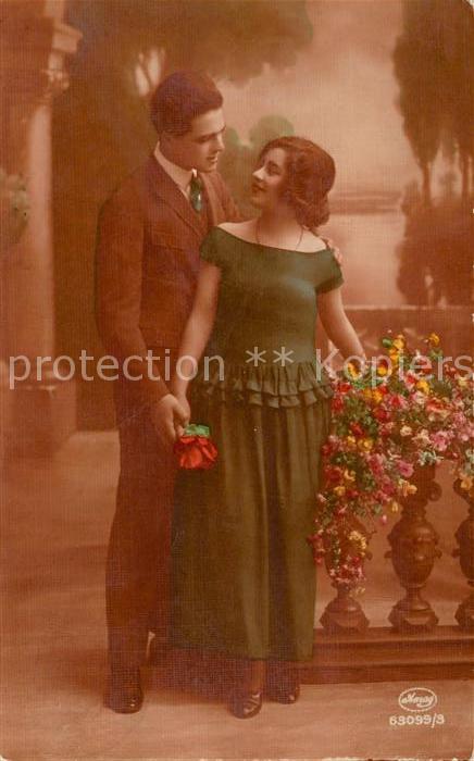 Foto Amag Nr. 63099/3 Paar Blumen