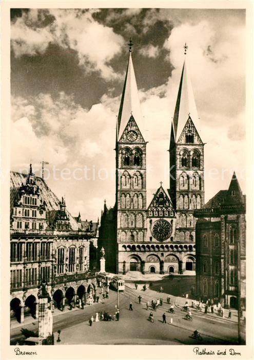 Strassenbahn Bremen Rathaus Dom