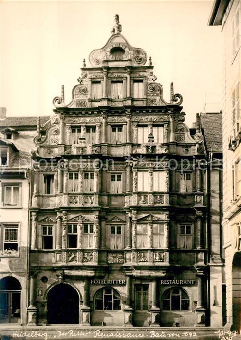 Foto Popp Nr. 330 Heidelberg Hotel Ritter